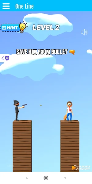 One Line - Salve o Homem Screenshot 3