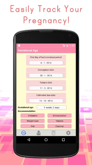 Pregnancy Calculator: Maternity & Motherhood Screenshot 0