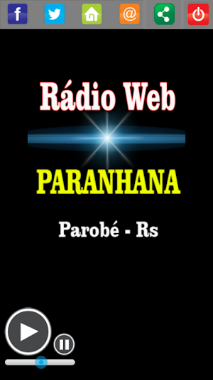 Rádio Web Paranhana Screenshot 1