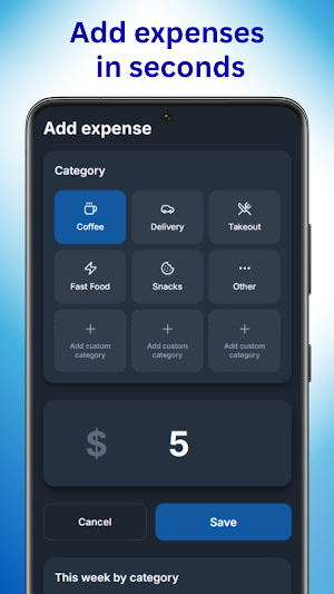 BiteLimit: Eating Out Budget Screenshot 2