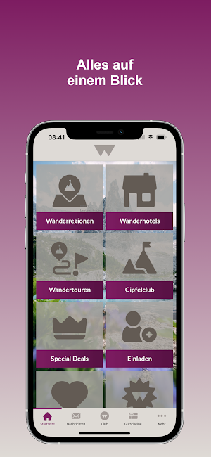 Wanderhotels Screenshot 2