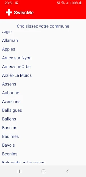 SwissMe Screenshot 2