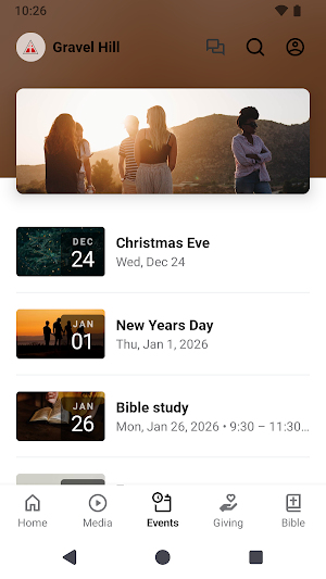 Gravel Hill Church UMC Screenshot 2