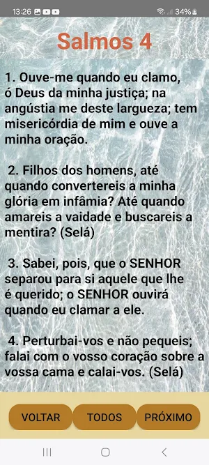 Salmos Em Português ( Bíblia ) Screenshot 0