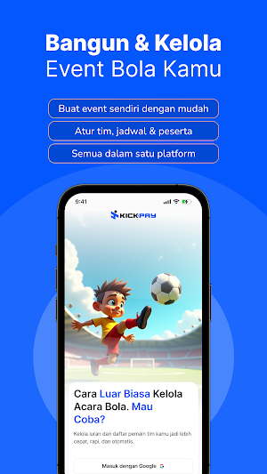 Kick&Pay - Aplikasi Iuran Bola Screenshot 0