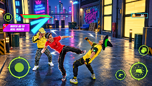 Retro Rumble: Neon Fighters Screenshot 1