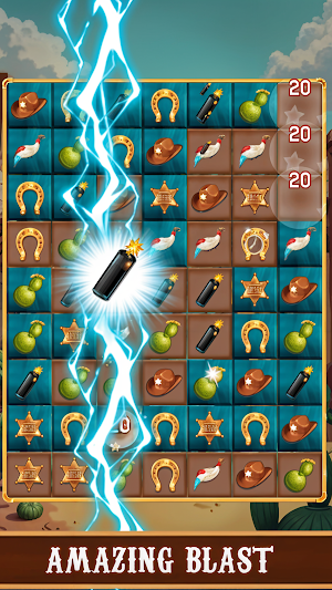 Cowboy Match Mania Screenshot 2