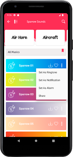 Sparrow Sounds Screenshot 3