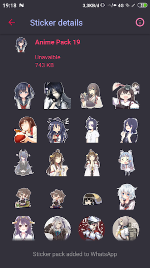 Anime Sticker For Whatsapps screenshot 3