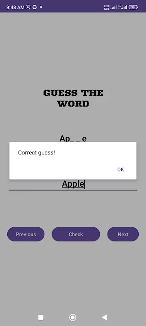Guess The Word Screenshot 1