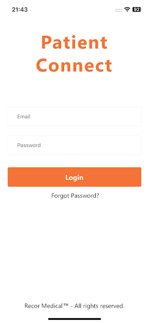 Patient Connect by Recor Screenshot 0
