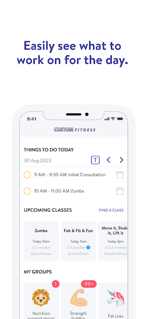 Custom Fitness CR screenshot 6