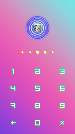 AppLock Live Theme Abstract Screenshot 1
