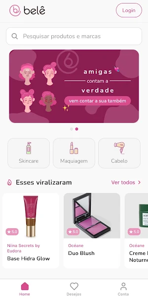 Belê – Avaliações de Beleza Screenshot 0