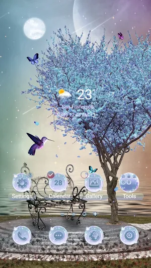 Winter Garden - Wallpaper Screenshot 0
