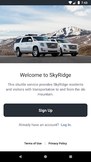 SkyRidge Shuttle Service Screenshot 0