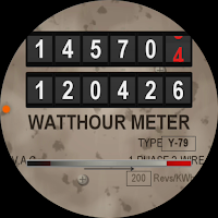 Y-79 Watthour Meter Watch Face