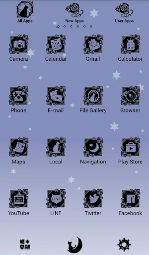 Gothic-Starry Sky, Black Cat- Screenshot 2