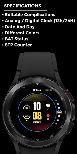Nighty Digital 26 - watch face Screenshot 3