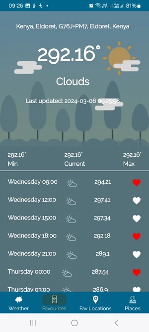 Weatherwise Screenshot 1