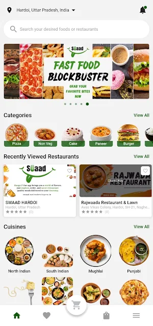 Swaad India : Food Delivery Screenshot 1