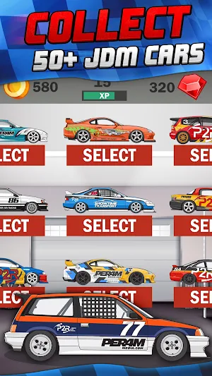 P2R Power Rev Racing - JDM Drag Racing Screenshot 2