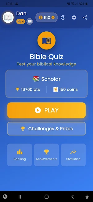 Bible Quiz: Trivia Game Screenshot 0