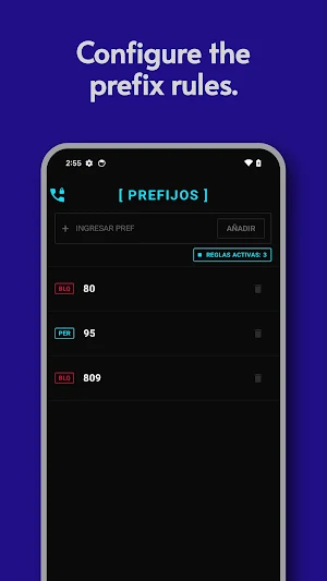 PreFixApp - Call Spam Blocker Screenshot 1