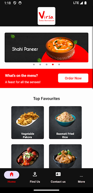 Virsa Indian Restaurant Screenshot 0