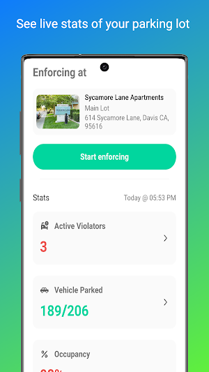 ParkStash Enforcer Screenshot 1