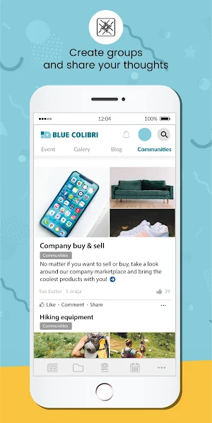 Blue Colibri Screenshot 3