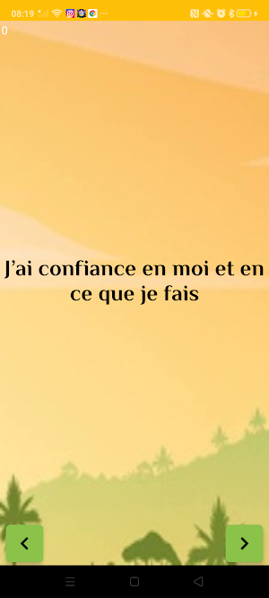 Affirmations positives du mati Screenshot 2