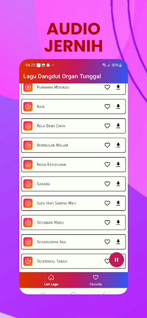 Dangdut Orgen Tunggal Offline Screenshot 3