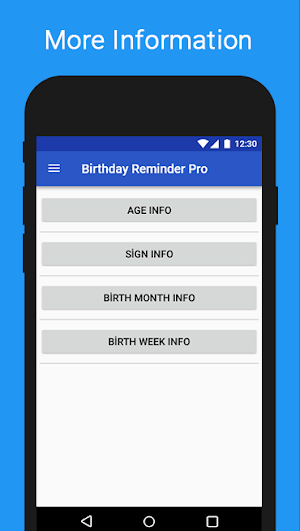 Birthday Reminder Pro Screenshot 2