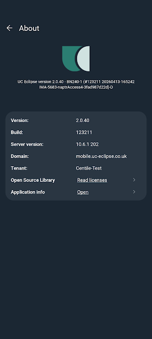 UC Eclipse Screenshot 1