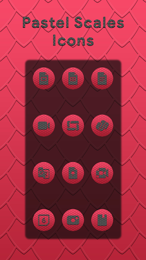 Scales Gray On Red Icons Screenshot 1