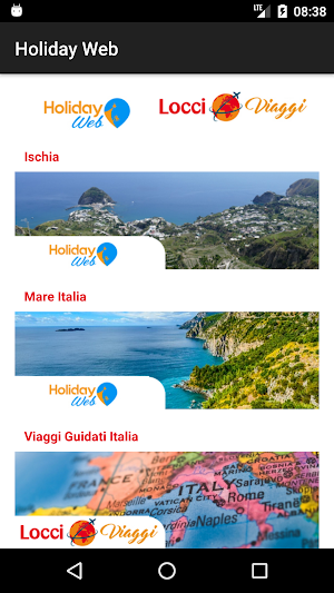 Holiday Web Screenshot 0
