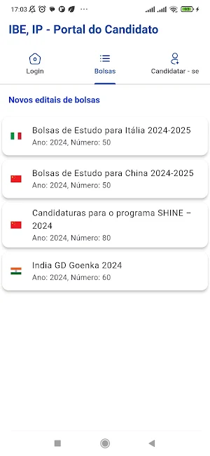 Portal do Candidato-IBE IP Screenshot 2