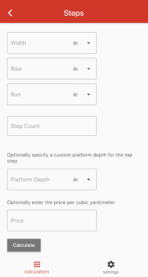 Concrete Calculator Screenshot 3