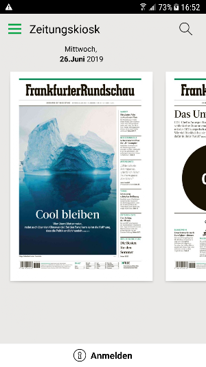 FR Digitale Zeitung Screenshot 0