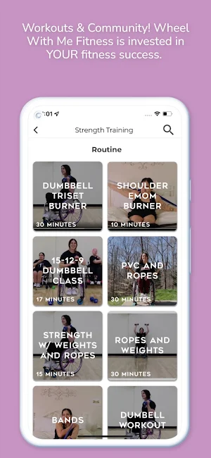 Wheel With Me Fitness Screenshot 2