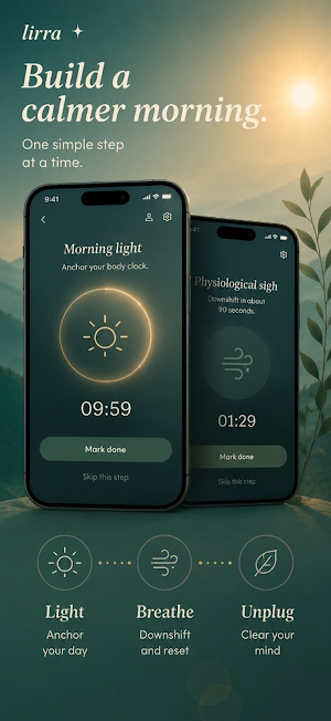 Lirra: Cortisol Morning Ritual Screenshot 2