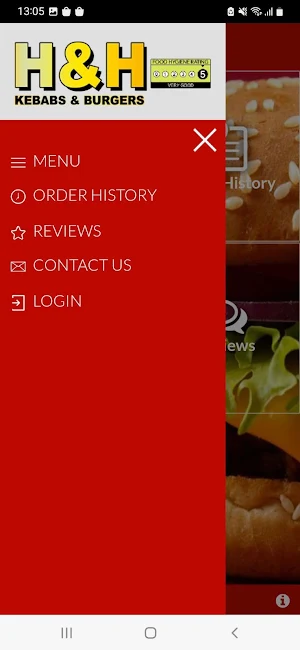H&H Kebab and Burger Brentwood Screenshot 1
