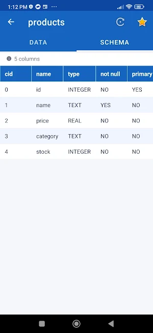 SQLite Viewer Screenshot 1