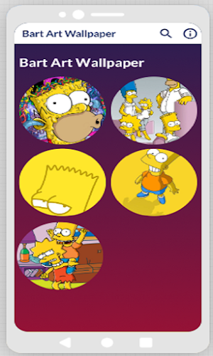 Bart Art Wallpaper Screenshot 0