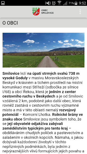 Obec Smilovice Screenshot 1