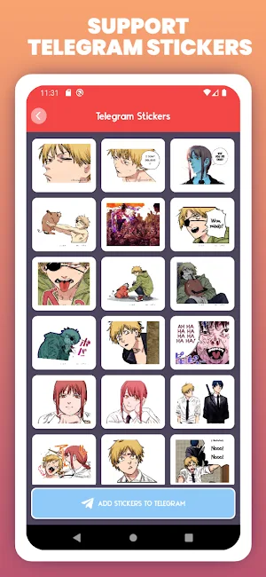 Chainsaw Man Stickers For WA Screenshot 2