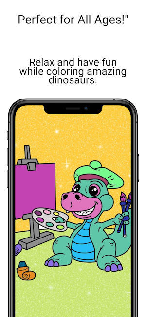Dinosaur Coloring Learn Screenshot 2