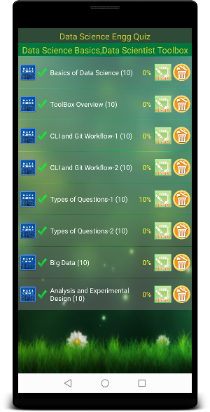 Data Science Quiz Screenshot 1