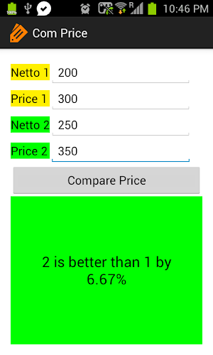Compare Price Screenshot 1